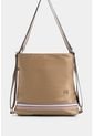 Bolso Tipo Shopping Mediano Con Cierre Principal Y Tiras Convertibles Bolso Tipo Shopping Mediano Con Cierre Principal Y Tiras Convertibles Crema NAPPA de Nappa