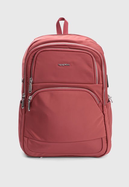 Morral  Borgoña-Plateado Nappa
