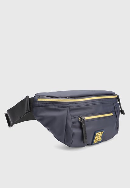 Canguro Azul Navy-Negro-Amarillo Nappa Barnet