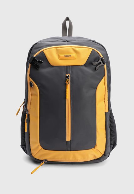 Morral  Gris Oscuro-Mostaza Nappa Tony