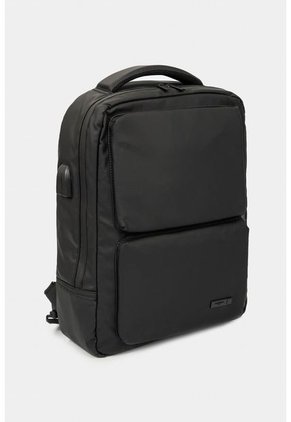 Bolso Para Hombre Tipo Tula Morral Convertible En Maletin Portatil De Mano Con Amplios Bolsillos Frontales Bolso Para Hombre Tipo Tula Morral Convertible En Maletin Portatil De Mano Con Amplios Bolsillos Frontales Negro NAPPA