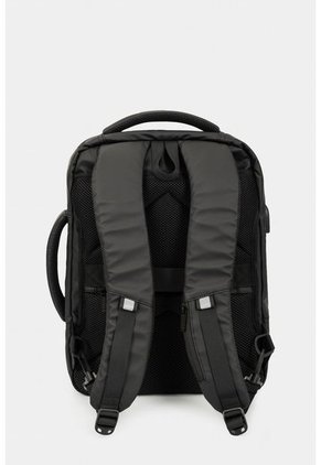 Bolso Para Hombre Tipo Tula Morral Convertible En Maletin Portatil De Mano Con Amplios Bolsillos Frontales Bolso Para Hombre Tipo Tula Morral Convertible En Maletin Portatil De Mano Con Amplios Bolsillos Frontales Negro NAPPA