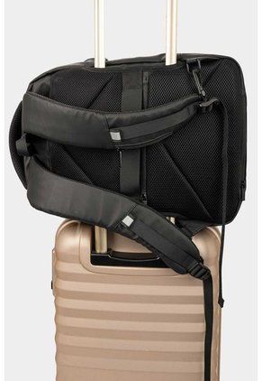 Bolso Para Hombre Tipo Tula Morral Convertible En Maletin Portatil De Mano Con Amplios Bolsillos Frontales Bolso Para Hombre Tipo Tula Morral Convertible En Maletin Portatil De Mano Con Amplios Bolsillos Frontales Negro NAPPA