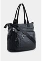 Bolso Tipo Shopping Grande Con Bolsillo Frontal Bolso Tipo Shopping Grande Con Bolsillo Frontal Negro NAPPA de Nappa
