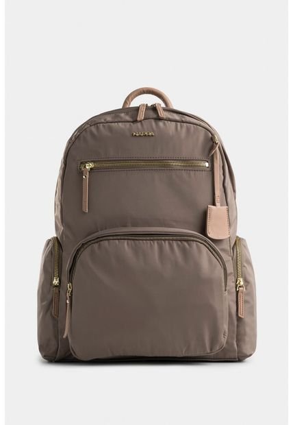 Bolso Tipo Tula Morral En Lona Con Llavero En Sintetico