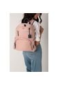 Bolso Tipo Tula Morral Para Mujer En Lona Con Llavero En Sintetico Bolso Tipo Tula Morral Para Mujer En Lona Con Llavero En Sintetico Rosado NAPPA de Nappa