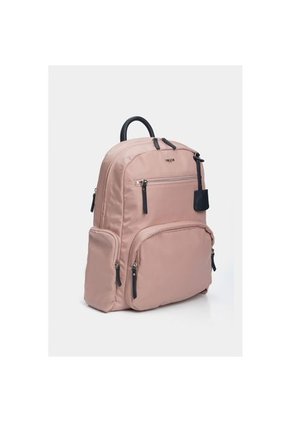 Bolso Tipo Tula Morral Para Mujer En Lona Con Llavero En Sintetico Bolso Tipo Tula Morral Para Mujer En Lona Con Llavero En Sintetico Rosado NAPPA