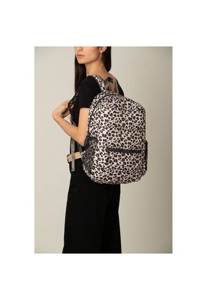 Bolso Tipo Tula Morral Para Mujer En Lona, Expandible En Diferentes Estampados Bolso Tipo Tula Morral Para Mujer En Lona, Expandible En Diferentes Estampados Miel NAPPA