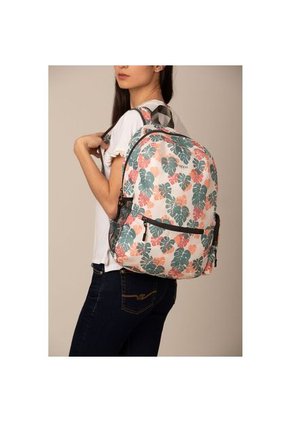 Bolso Tipo Tula Morral Para Mujer En Lona, Expandible En Diferentes Estampados Bolso Tipo Tula Morral Para Mujer En Lona, Expandible En Diferentes Estampados Rosado NAPPA