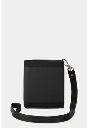 Billetera Para Hombre En Sintetico De Tacto Suave De Tres Compartimentos Billetera Para Hombre En Sintetico De Tacto Suave De Tres Compartimentos Negro NAPPA