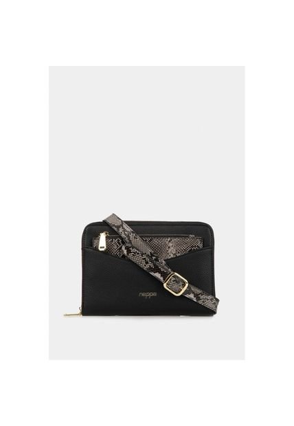 Bolso Tipo Manos Libres Para Mujer Mediano Con Ajuste En La Cintura Y Bolsa Extraible Bolso Tipo Manos Libres Para Mujer Mediano Con Ajuste En La Cintura Y Bolsa Extraible Negro NAPPA