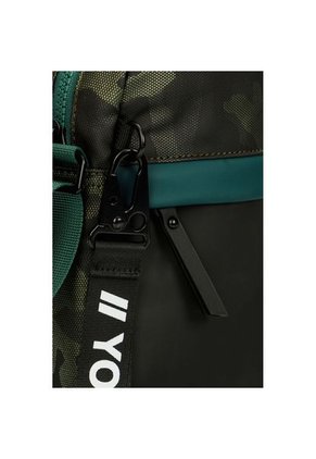 Bolso Tipo Manos Libres Para Hombre Con Contraste De Texturas Y Materiales Bolso Tipo Manos Libres Para Hombre Con Contraste De Texturas Y Materiales Verde NAPPA