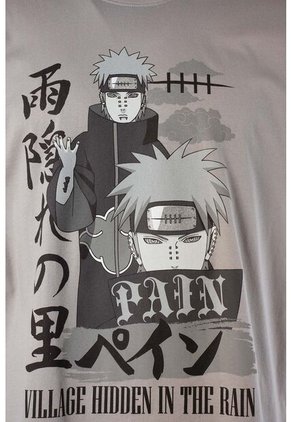 Camiseta De Naruto Shippuden Regular Fit Para Hombre XS