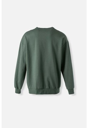Buzo De Naruto Cerrado Verde Bosque Para Hombre M