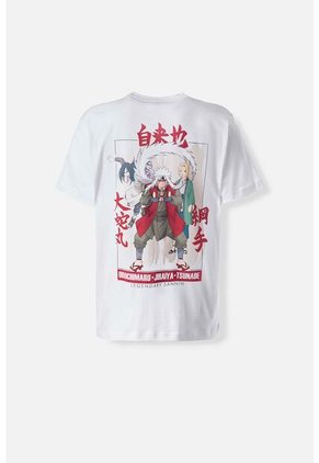 Camiseta De Naruto Shippuden Oversized Fit Para Hombre