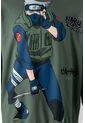 Buzo De Naruto Cerrado Verde Bosque Para Hombre M de NARUTO