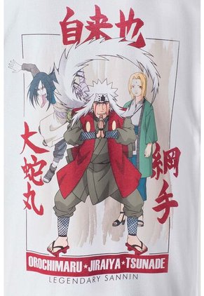 Camiseta De Naruto Shippuden Oversized Fit Para Hombre L