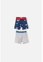 Pack X2 Boxer De La Nasa Multicolor Para Niño 2T A 5T 2T de NASA