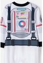 Pijama De La Nasa Manga Larga Blanco Para Bebé Niño 3-6 de NASA