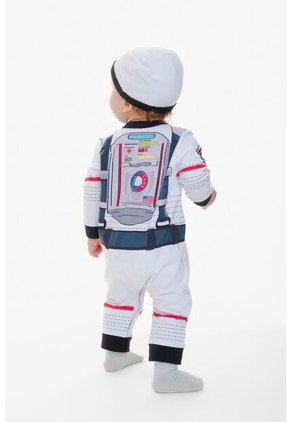 Pijama De La Nasa Manga Larga Blanco Para Bebé Niño 3-6
