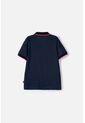 Camiseta De La Nasa Tipo Polo Azul Para Niño 14 de NASA