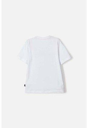 Camiseta De La Nasa Manga Corta Blanco Para Niño 14
