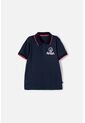 Camiseta De La Nasa Tipo Polo Azul Para Niño 8 de NASA