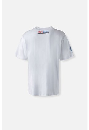 Camiseta De La NASA Blanca Manga Corta Para Hombre L