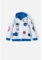 Chaqueta De La Nasa Abierto Blanca Y Azul Para Niño 2T A 5T 5T de NASA