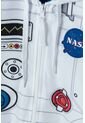 Chaqueta De La Nasa Abierto Blanca Y Azul Para Niño 2T A 5T 5T de NASA