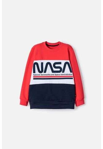Buzo De La Nasa Cerrado Multicolor Para Niño 10 NASA