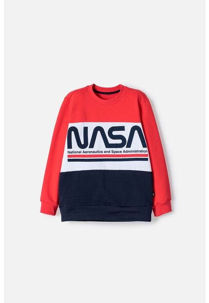 Buzo De La Nasa Cerrado Multicolor Para Niño 14