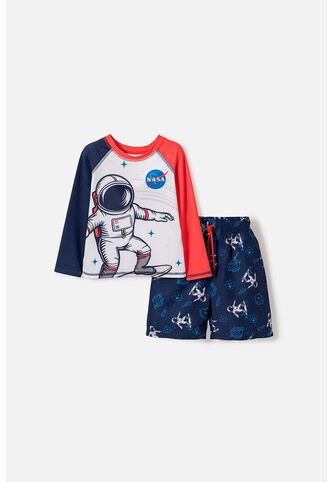 Conjunto De Baño De La Nasa Multicolor Para Niño 2T A 5T 3T NASA