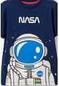 Camiseta De Nasa Manga Corta Azul Para Niño 2T A 5T 4T de NASA