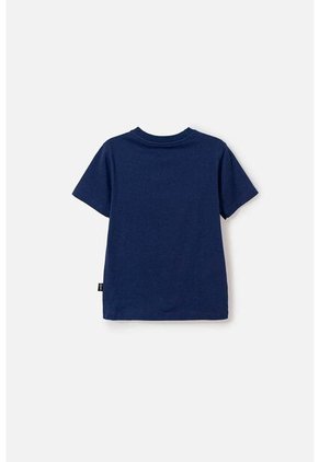 Camiseta De Nasa Manga Corta Azul Para Niño 2T A 5T 4T