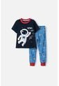 Pijama De La Nasa Con Pantalón Largo Azul Y Rojo Para Niño 2T A 5T 3T de NASA