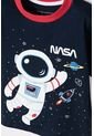 Pijama De La Nasa Con Pantalón Largo Azul Y Rojo Para Niño 2T A 5T 3T de NASA