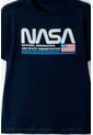 Camiseta Nasa Manga Corta Azul Oscuro Para Niño 2T A 5T 3T de NASA