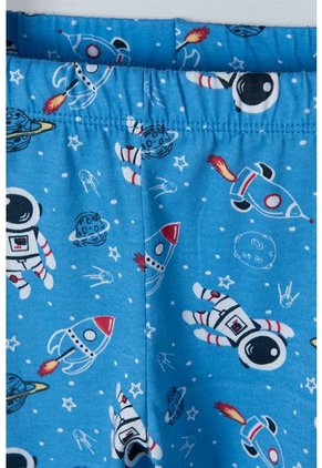 Pijama De La Nasa Con Pantalón Largo Azul Y Rojo Para Niño 2T A 5T 3T