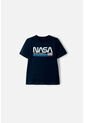 Camiseta Nasa Manga Corta Azul Oscuro Para Niño 2T A 5T 5T de NASA