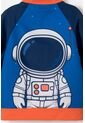 Chaqueta De La Nasa Con Cierre Azul Y Naranja Para Bebé Niño 3-6 de NASA
