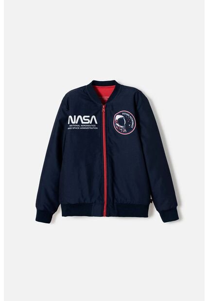Chaqueta De La Nasa Con Cierre Azul Para Niño 10