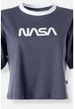 Camiseta De Nasa Boxy Fit Para Mujer XS de NASA