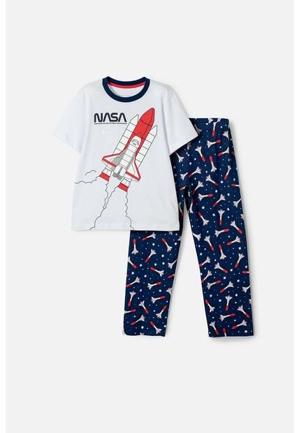 Pijama De La Nasa Con Pantalón Largo Multicolor Para Niño 6