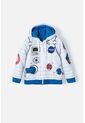 Chaqueta De La Nasa Abierto Blanca Y Azul Para Niño 2T A 5T 3T de NASA