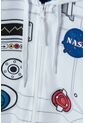 Chaqueta De La Nasa Abierto Blanca Y Azul Para Niño 2T A 5T 3T de NASA