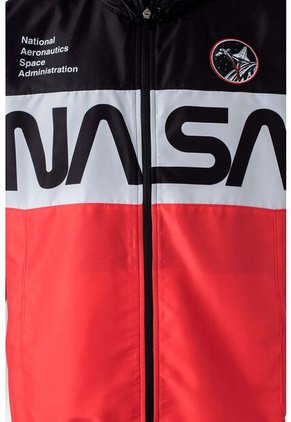 Chaqueta De La Nasa Multicolor Con Cierre Para Hombre XL