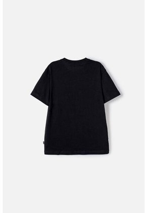 Camiseta De La Nasa Manga Corta Negro Para Niño 10