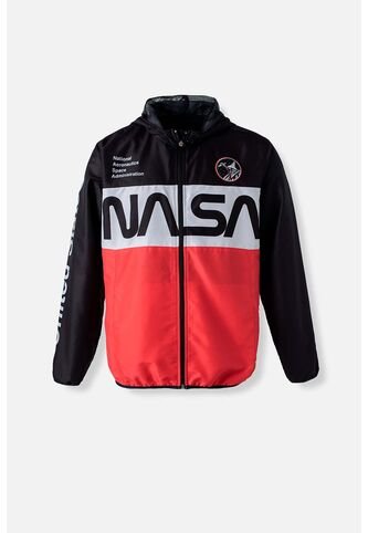 Chaqueta De La Nasa Multicolor Con Cierre Para Hombre L NASA
