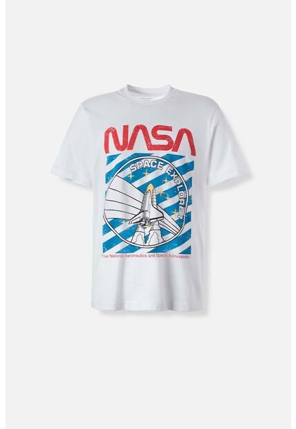 Camiseta De Nasa Regular Fit Para Hombre XS